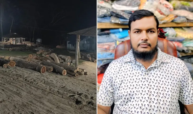 সরকারি গাছ কেটে বিক্রির অভিযোগে শ্রমিক দল নেতার বিরুদ্ধে মামলা